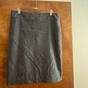 Banana Republic Grey Pencil Skirt (10)